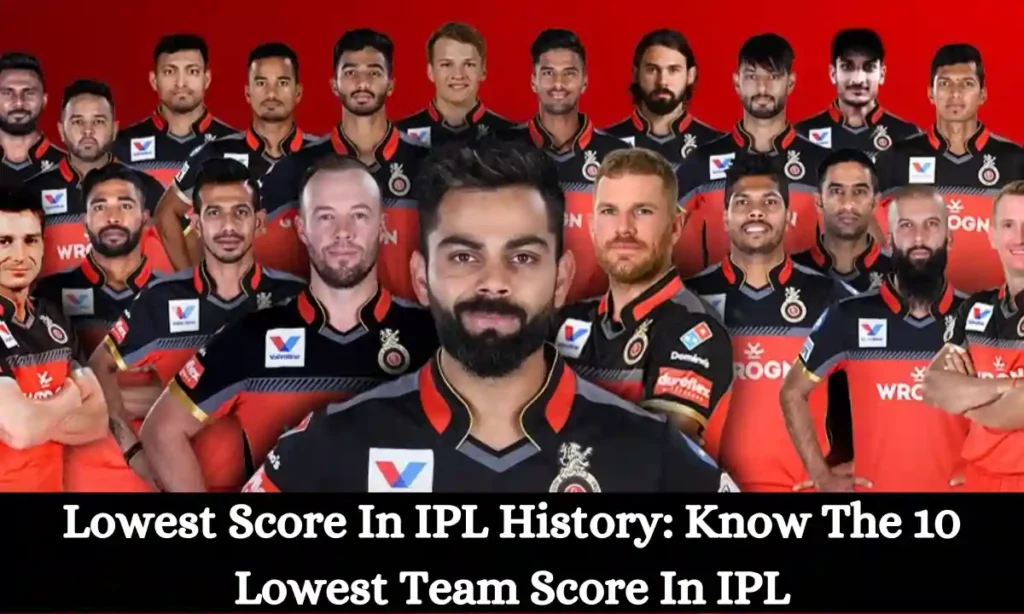 Lowest Score In IPL History